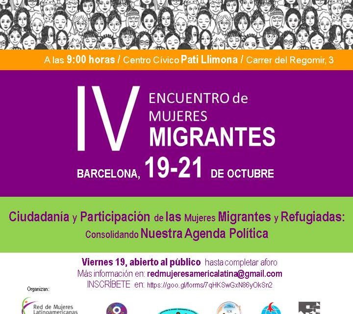 IV Encuentro de mujeres migrantes